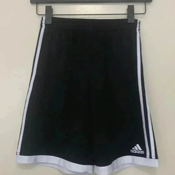 Adidas performance, shorts, black with  white trim - Picture 1 of 5